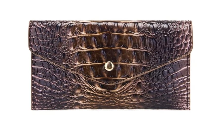 Croc Pouch - Dark Bronze