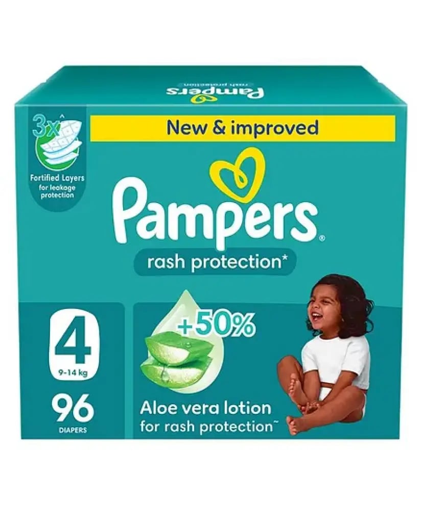 PAMPERS 4 LARGE BOX 96 PCS