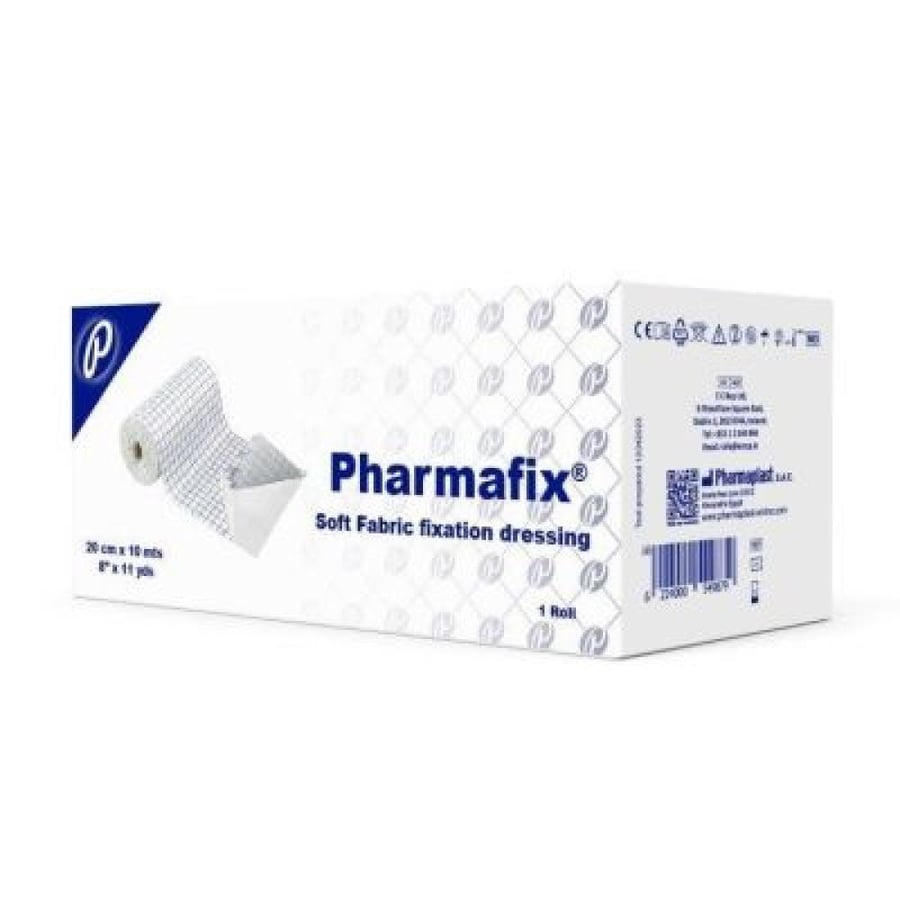 Pharmafix ضماد تثبيت نسيج ناعم رول 5 سم × 10 م
