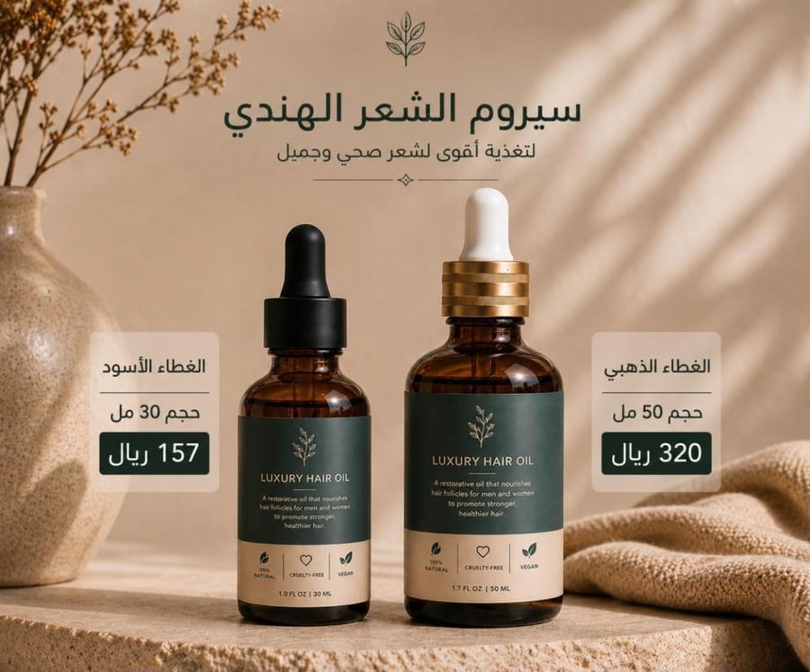 سيروم الشعر الهندي