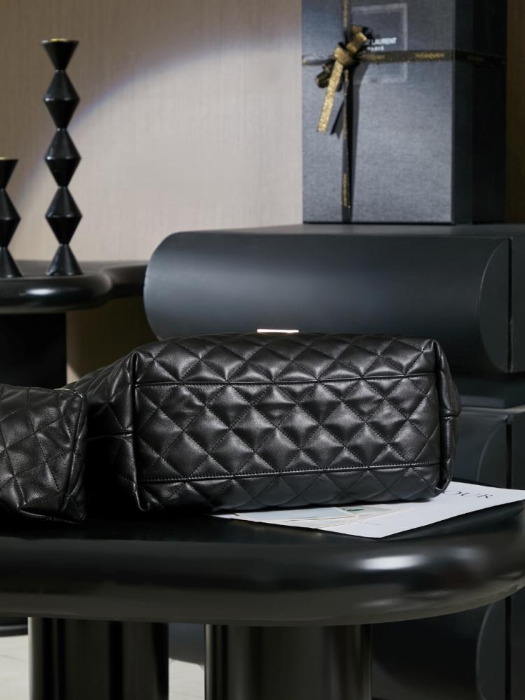 حقيبة إيف سان لوران آيكير أسود | YSL Icare Bag Black