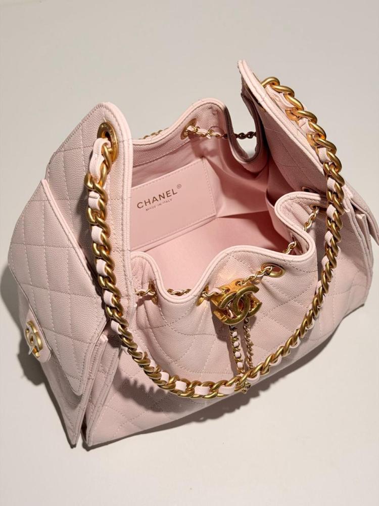 شانيل 25 باغ كافيار وردي فاتح | Chanel 25 Bag Caviar Light Pink