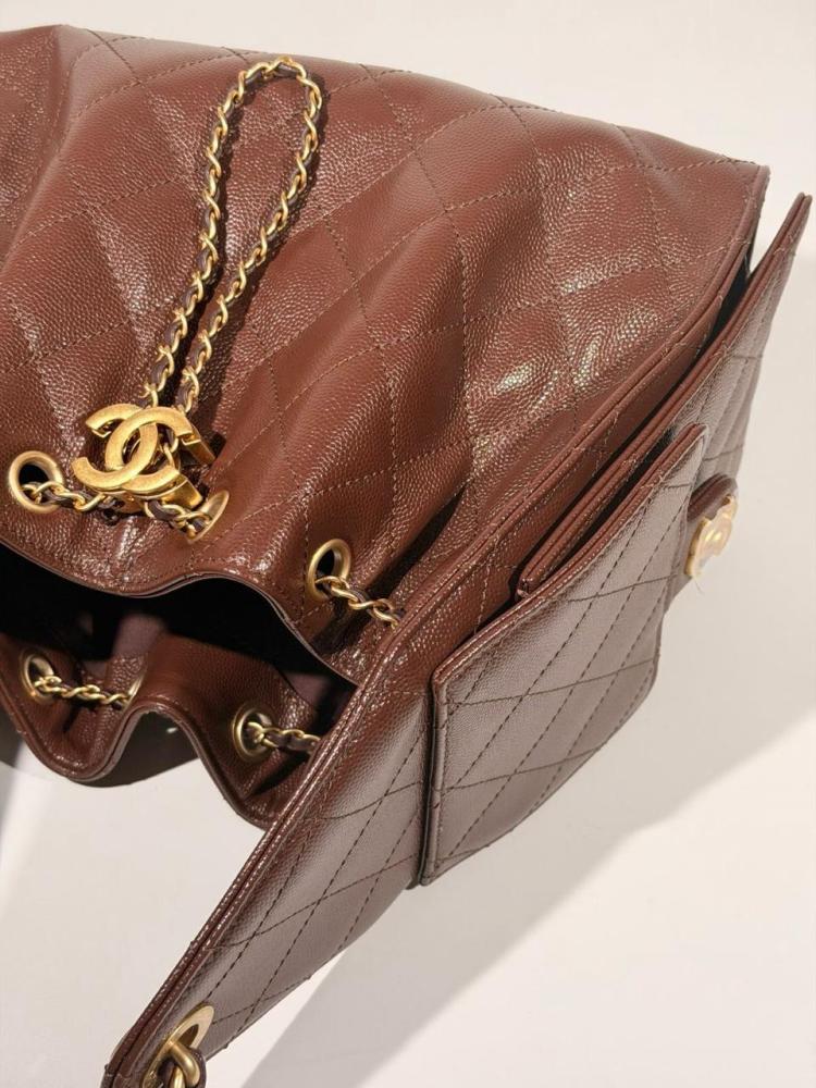 شانيل 25 باغ كافيار بني شوكولاتة | Chanel 25 Bag Caviar Chocolate Brown