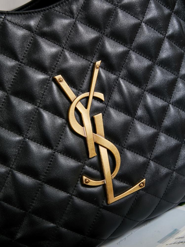 حقيبة إيف سان لوران آيكير أسود | YSL Icare Bag Black