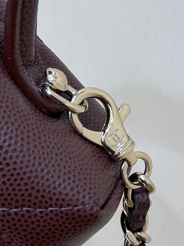 شانيل فانيتي كافيار برغندي | Chanel Vanity Caviar Burgundy