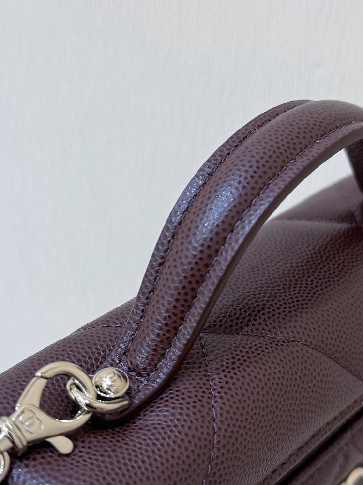 شانيل فانيتي كافيار برغندي | Chanel Vanity Caviar Burgundy