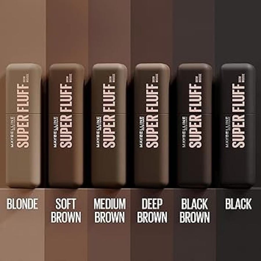 جل الحواجب سوبر فلاف من مايبيلين،SOFT BROWN