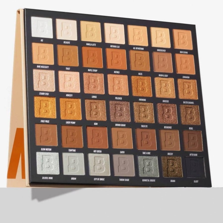 Beauty Bay eyeshadow palette of 42 nude colors