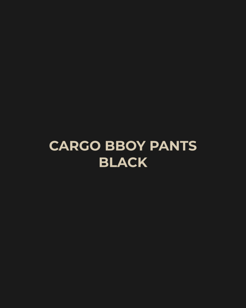 Cargo BBOY Pants - Black