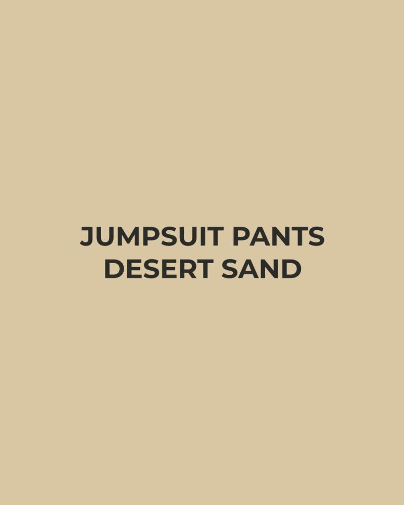 3pc Jumpsuit Pants - Desert Sand