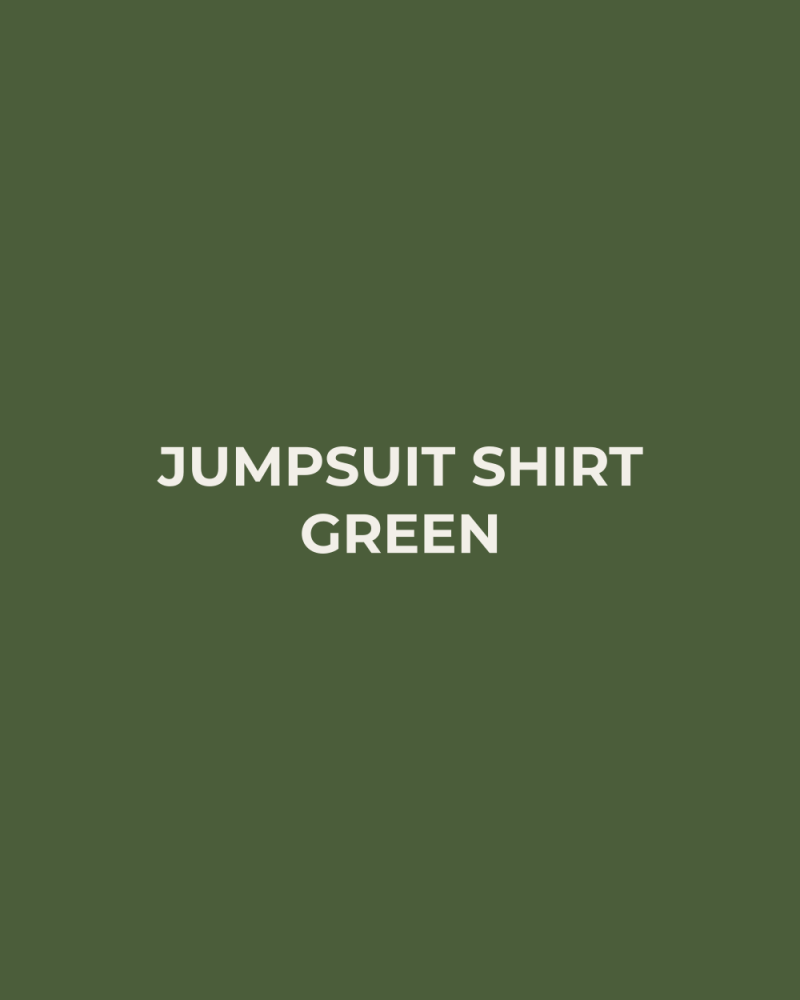 3pc Jumpsuit Shirt - Green