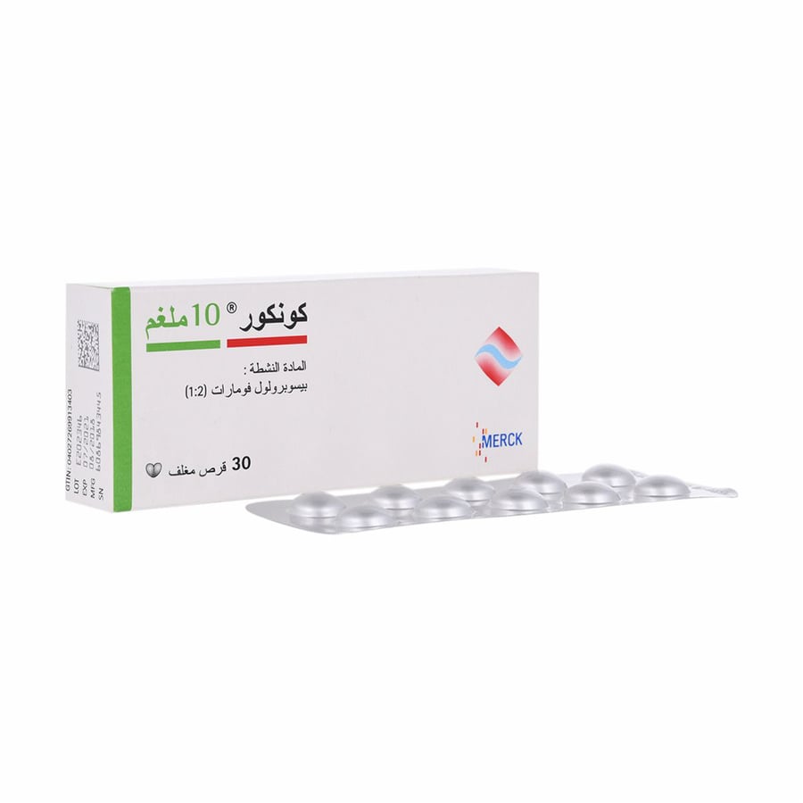 CONCOR 10MG TAB 30