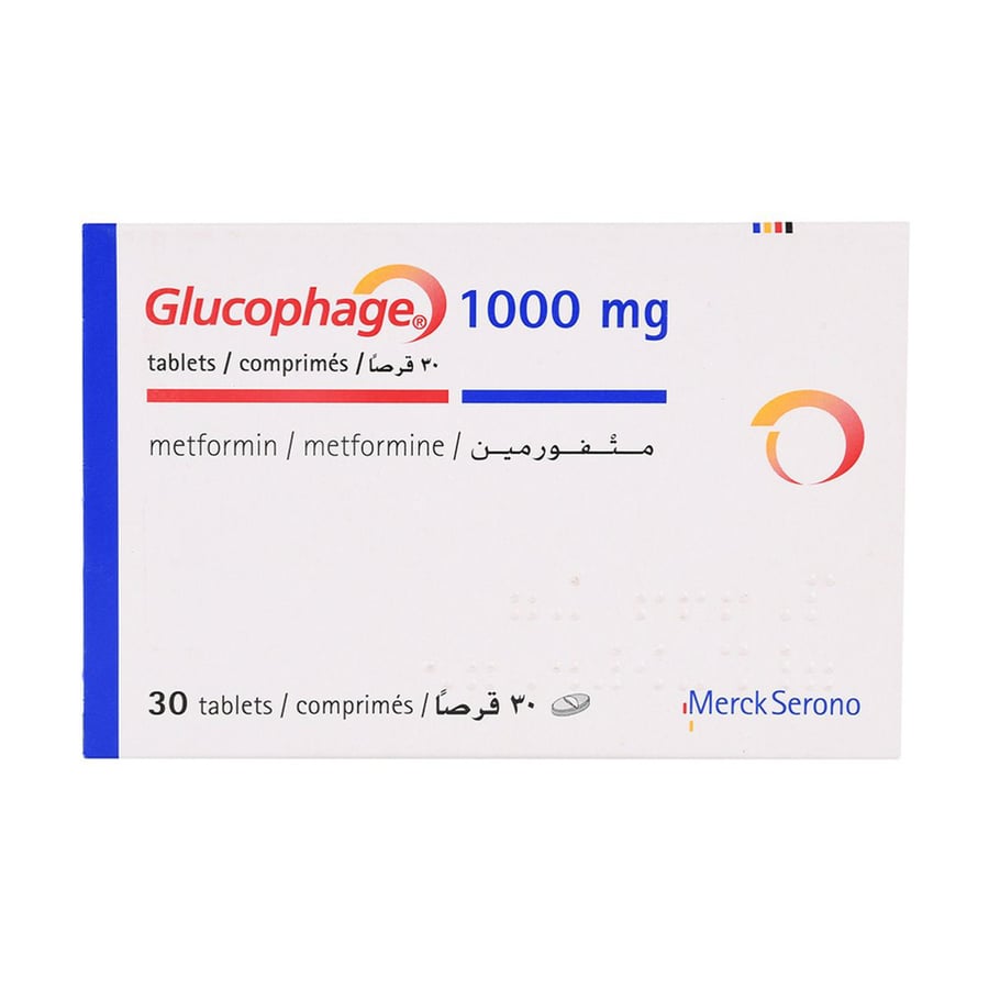GLUCOPHAGE 1000MG TAB 30