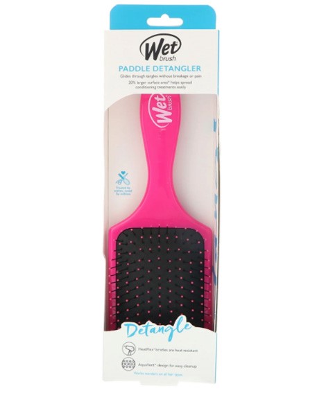 WET BRUSH PADDLE DETANGLER HAIR BRUSH PINK BWR831PINK