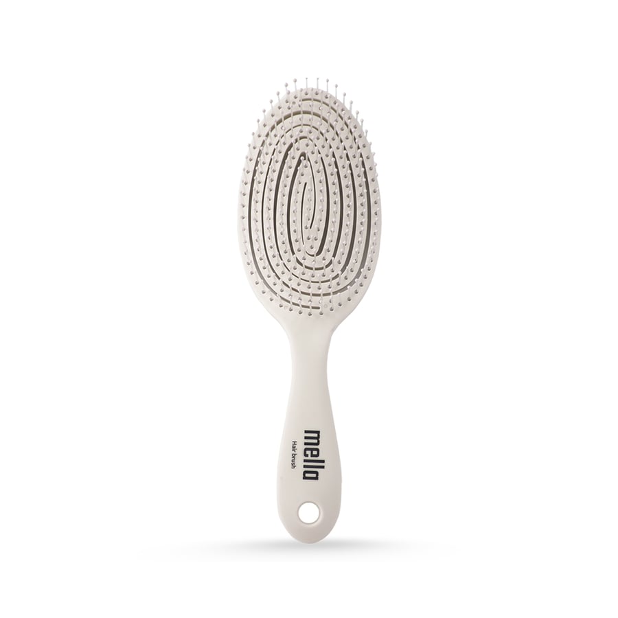 MELLA HAIR BRUSH 6631 LIGHT BEIGE OVAL
