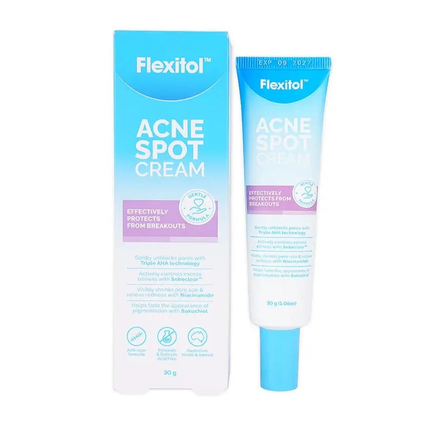 FLEXITOL ACNE SPOT CREAM 30GM