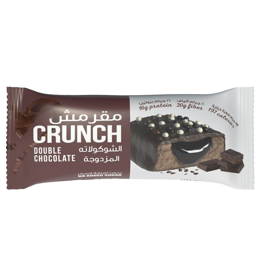 CRUNCH PROTEIN BAR 60G DOUBLE CHOCOLATE