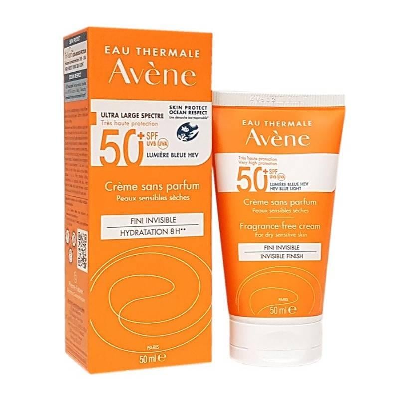 AVENE CREAM NO WHITE STREAKS SPF 50+ 50ML