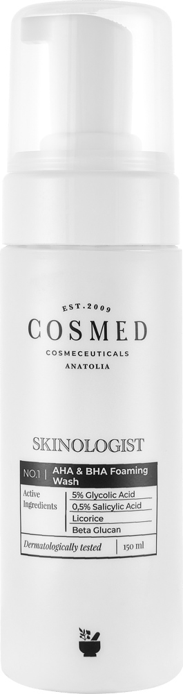 Cosmed Skinologist AHA BHA Foaming Wash 150ml