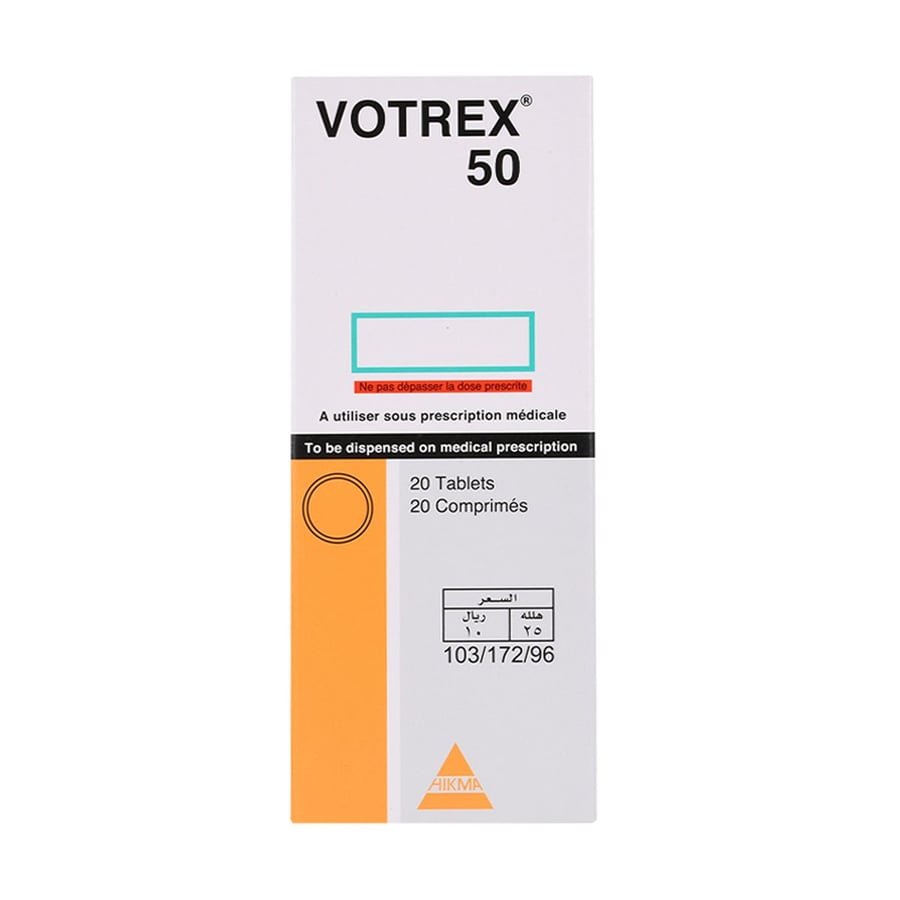 VOTREX 50MG TAB 20