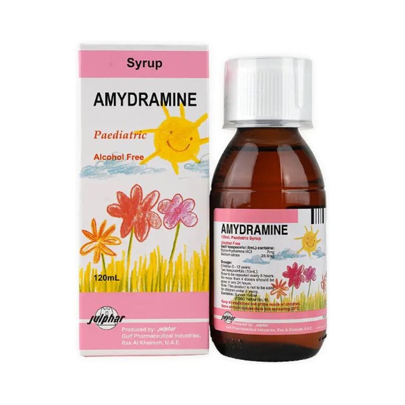 AMYDRAMINE PAEDIATRIC 120ML SYRUP