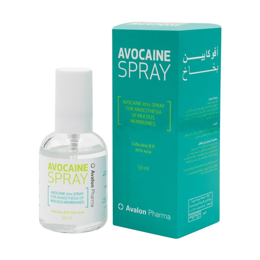 AVALON AVOCAINE SPRAY 10% 50ML