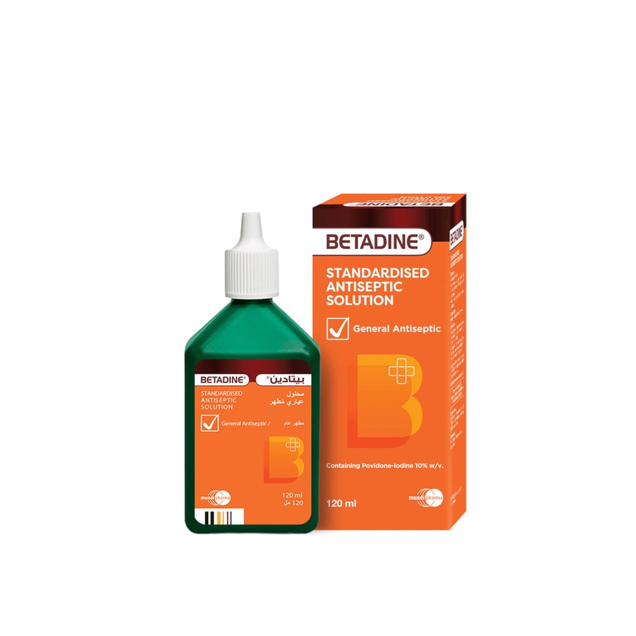 BETADINE ANTISEPTIC SOLUTION 120ML