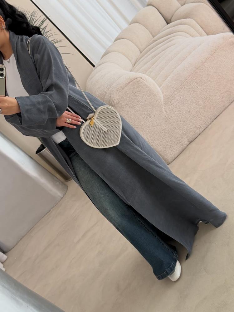 عباية لنن طبيعي