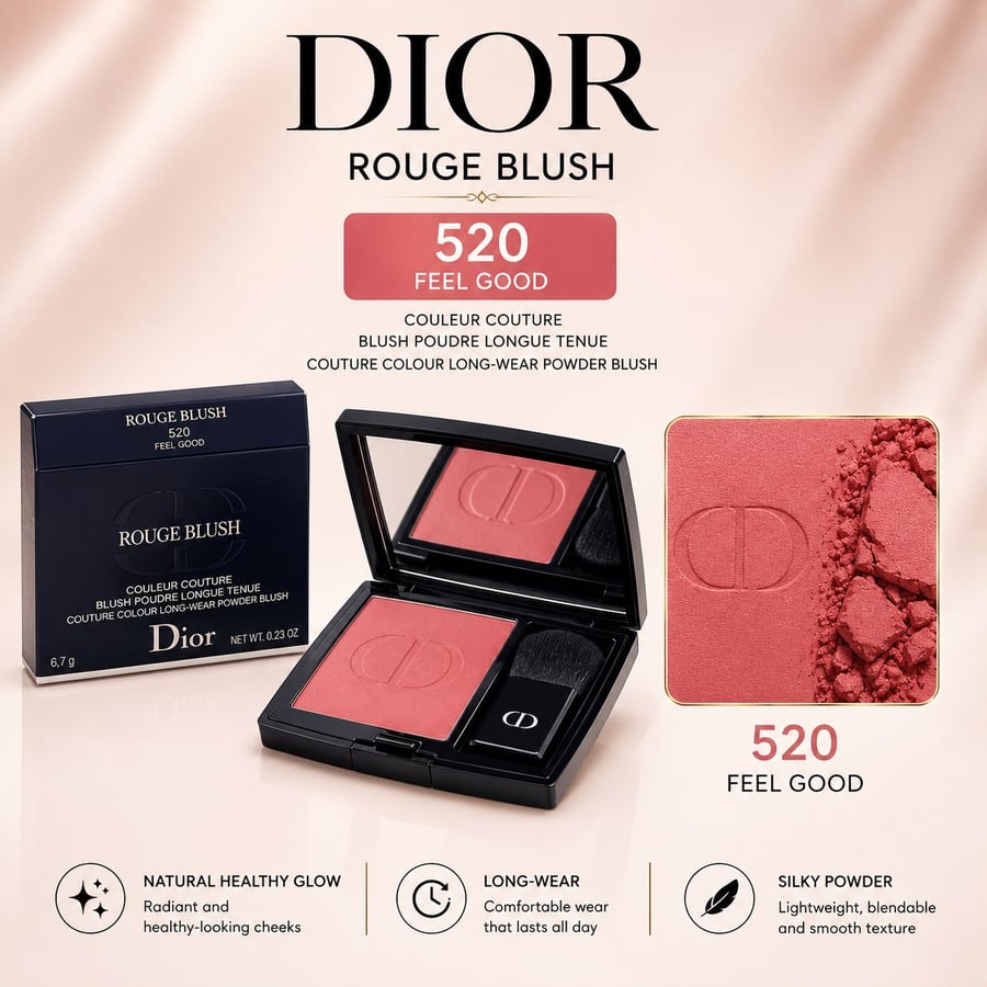 بلاشر ديور روج بلاش 520 Rouge ـ بوتيك الاناقة