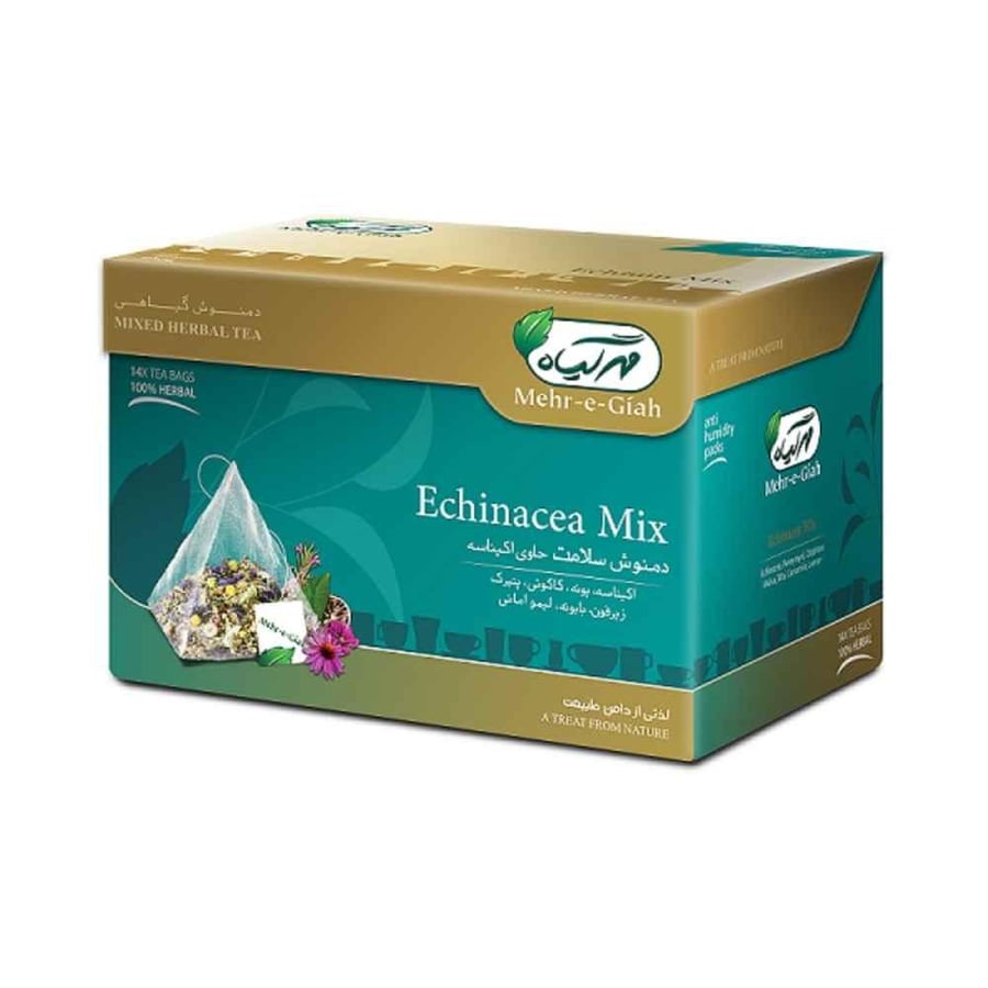Healthy tea bags containing Echinacea purpurea herb (14 pieces)