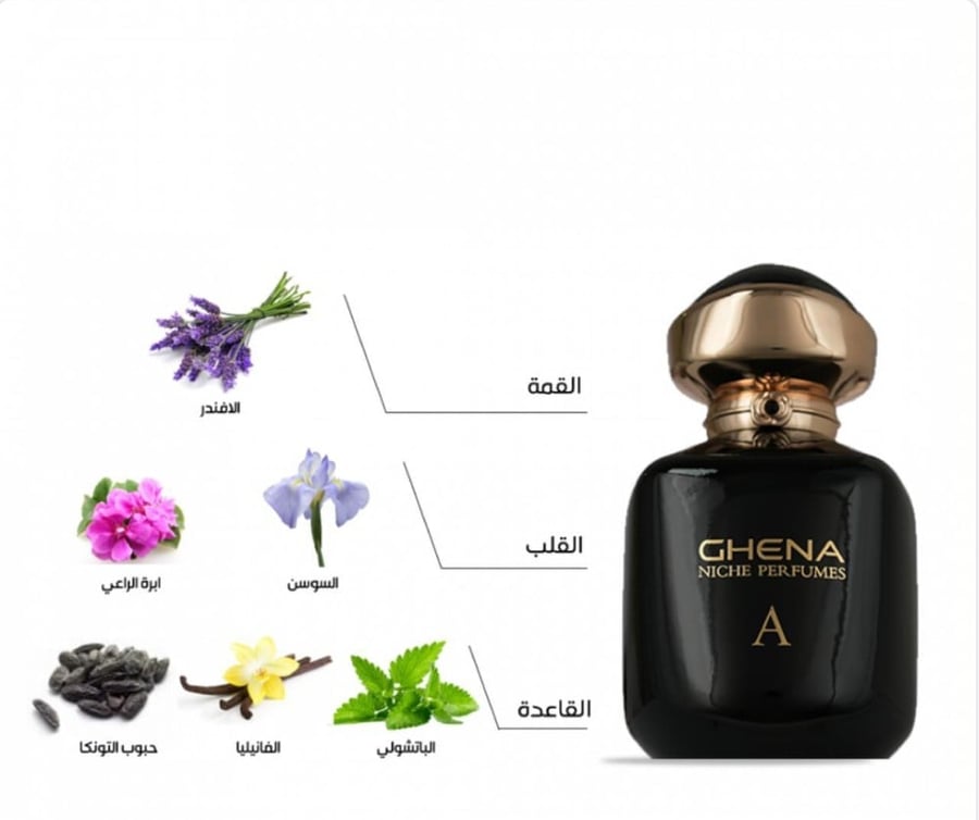 عطر تزينه شذرات من زهور السوسن