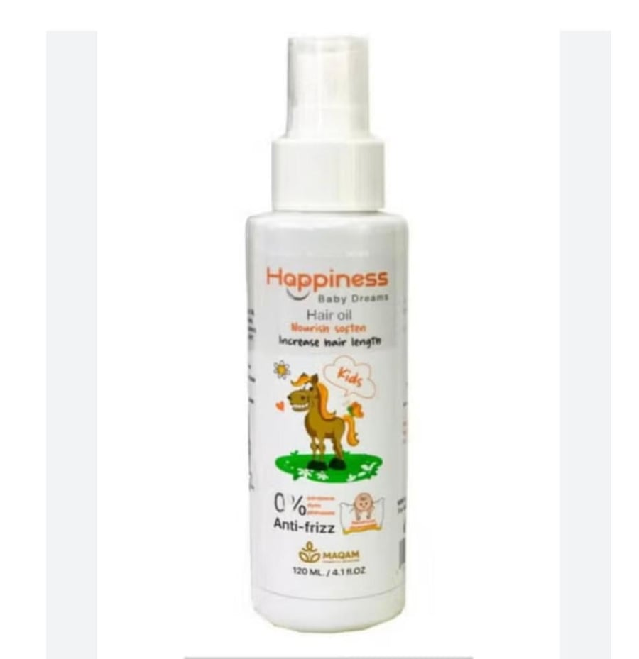 Hair oil for children, complete formula to give hair nourishment and moisture