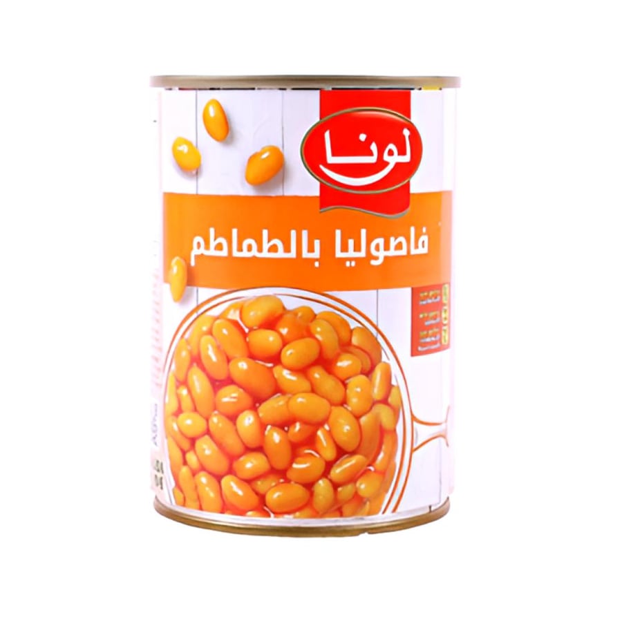 لونا فاصوليا بالطماطم 380غ