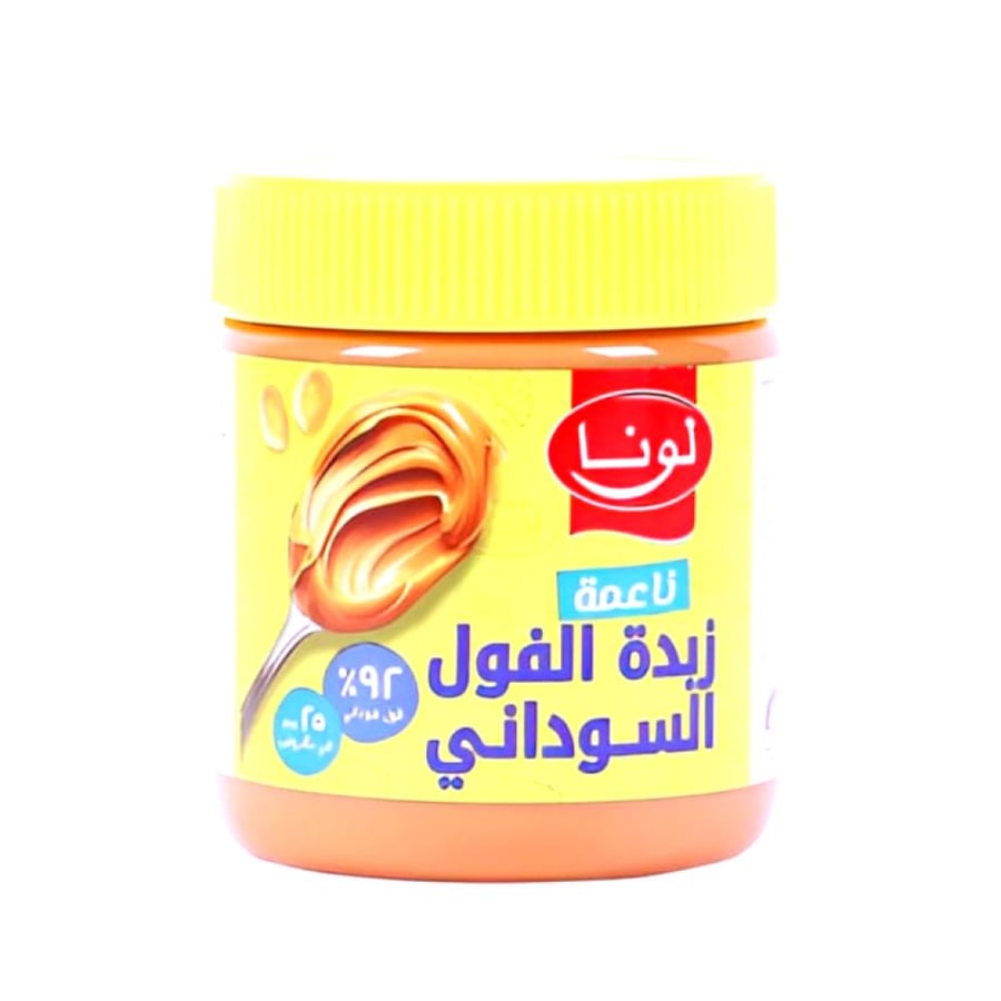 لونا زبدة الفول السوداني ناعمة 340غ