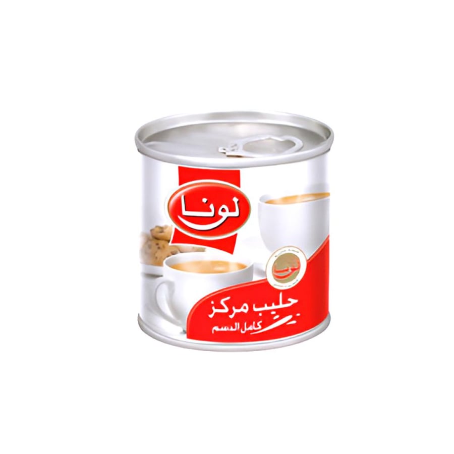 لونا حليب مبخر كامل الدسم 170غ