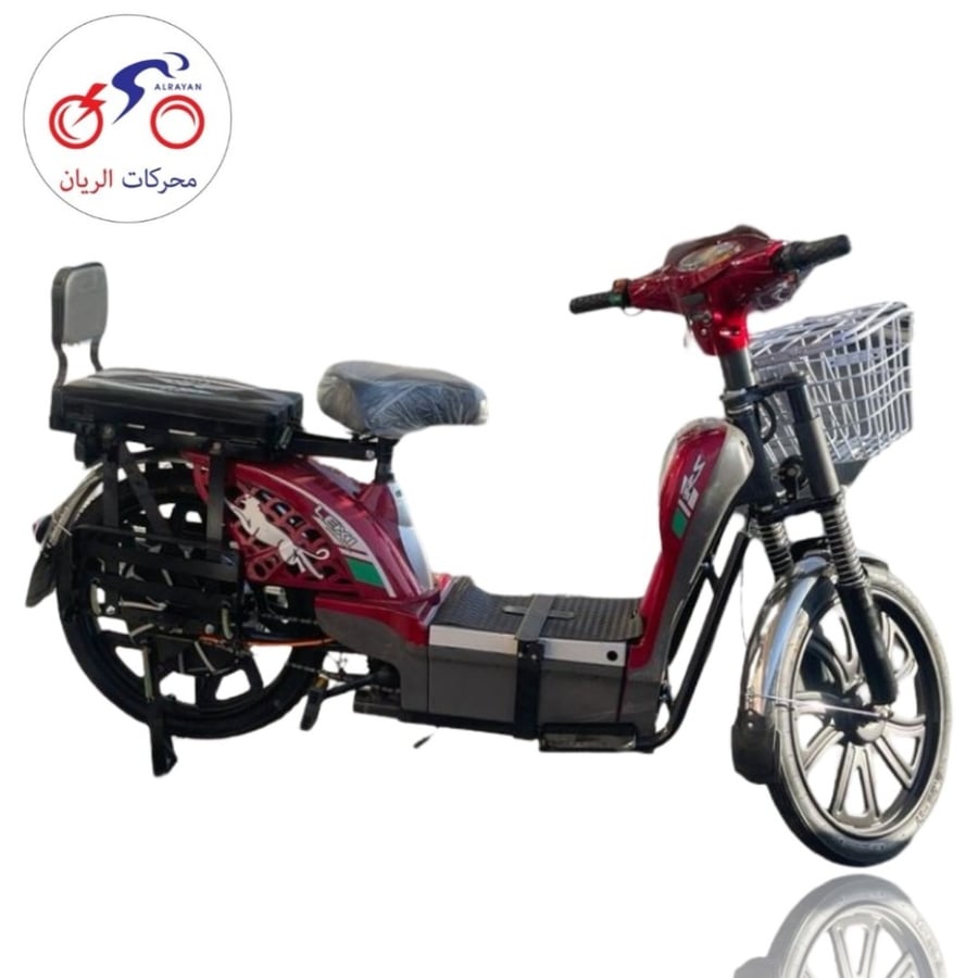 دباب كهربائي مقعد دراجة لون احمر EB-7