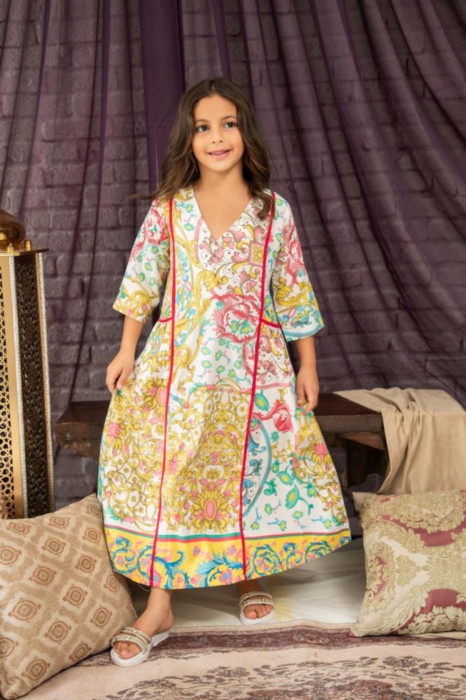 Abaya mother daughter decorated with modern style SM -43