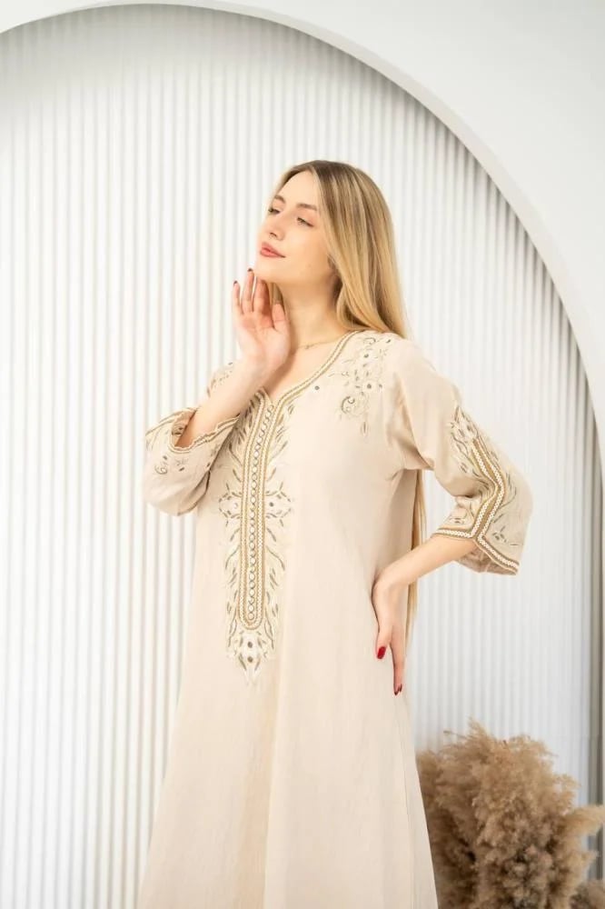 جلابية أفندينا – تصميم كلاسيكي لمسة عصري SM - 8