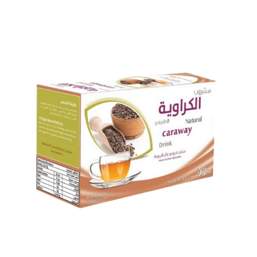 مشروب الكراوية شاي الكراوية زهرة فيولا