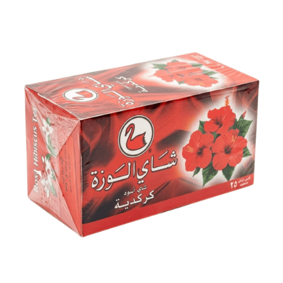شاي الوزة اسود بنكهة كركدية 25 كيس