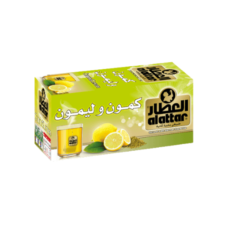 مشروب كمون وليمون شاي كمون وليمون