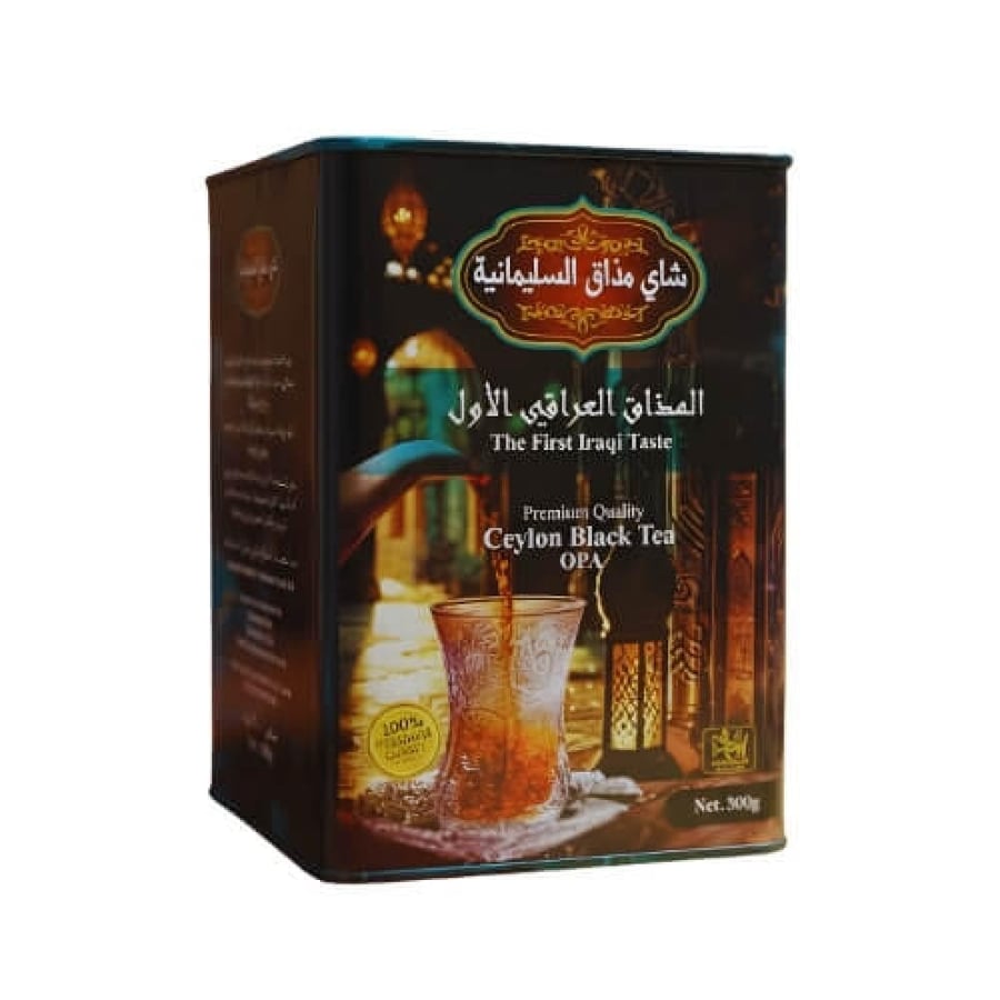 شاي مذاق السليمانية المذاق العراقي الأول 300 جرام OPA شاي سيلاني فاخر