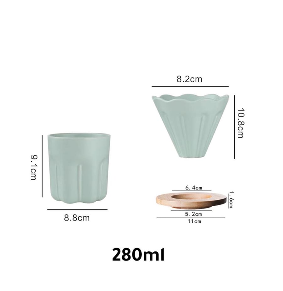 Ceramic Cup and Dripper Set