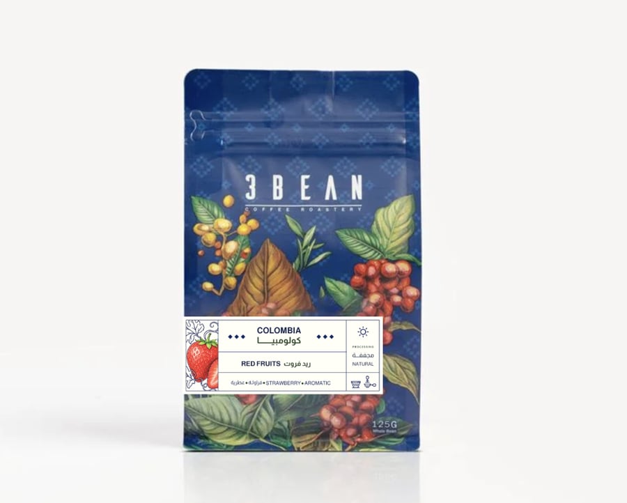 كولومبيا ريد فروت - بالفراولة 125g