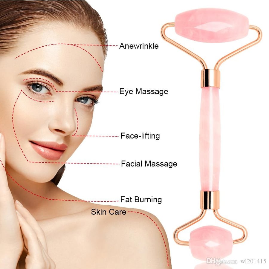 فاسيال مساج رولار للوجه  (Rose)