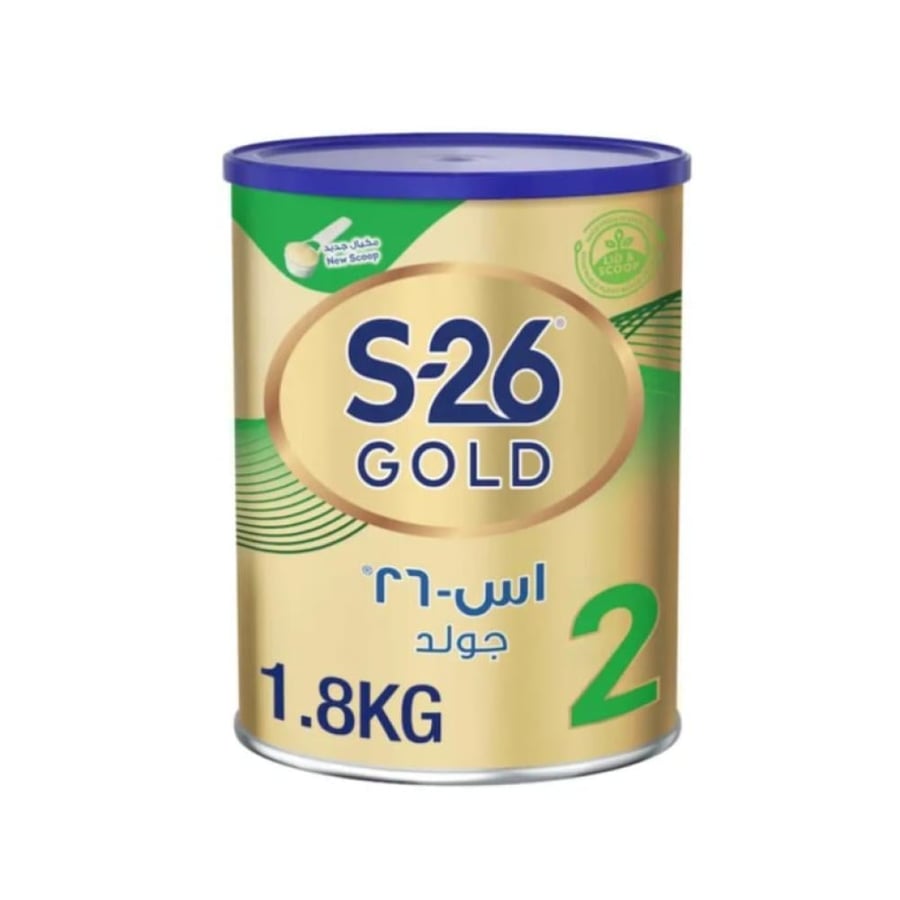 إس-26 حليب اطفال جولد المرحلة (2) 1800 جم