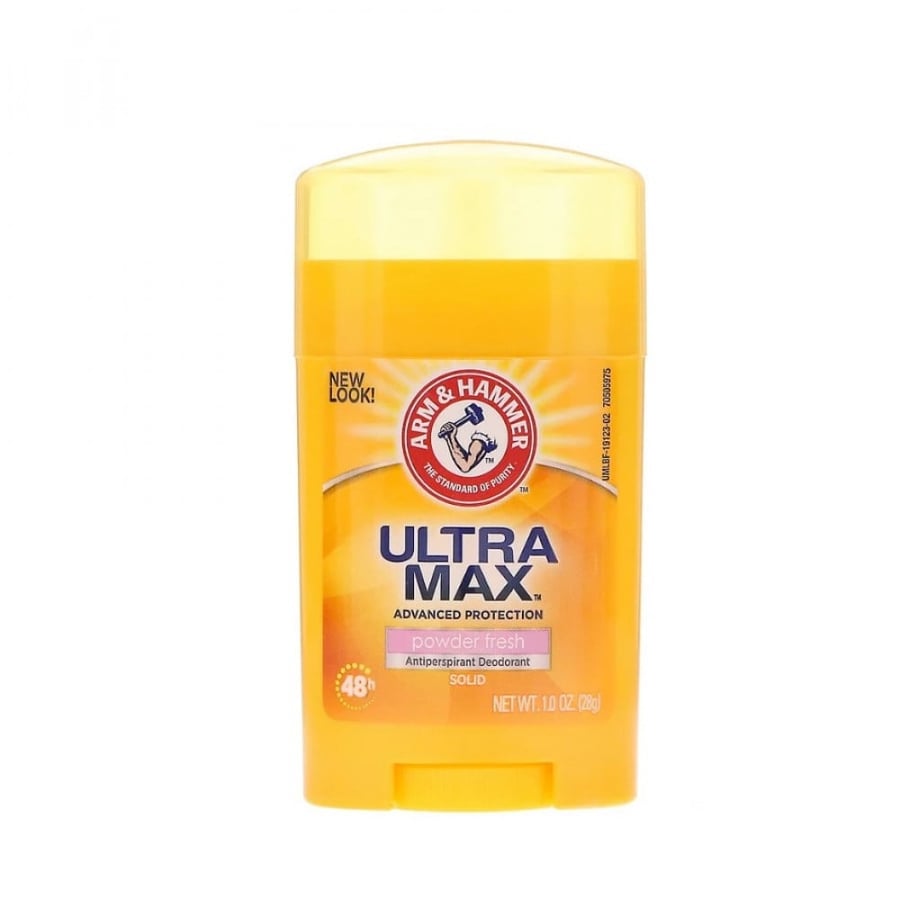 مزيل ومضاد التعرق برائحة البودرة الترا ماكس من ارم اند هامر 28 جرام (Powder Fresh)