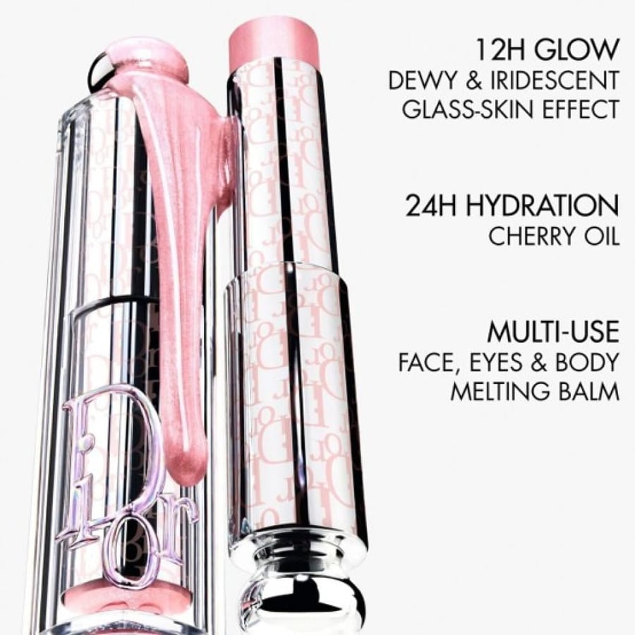 ديور قلم بلسم وهايلايتر متعدد الاستخدامات جلاسي جلو ستيك 017 Glossy Jelly