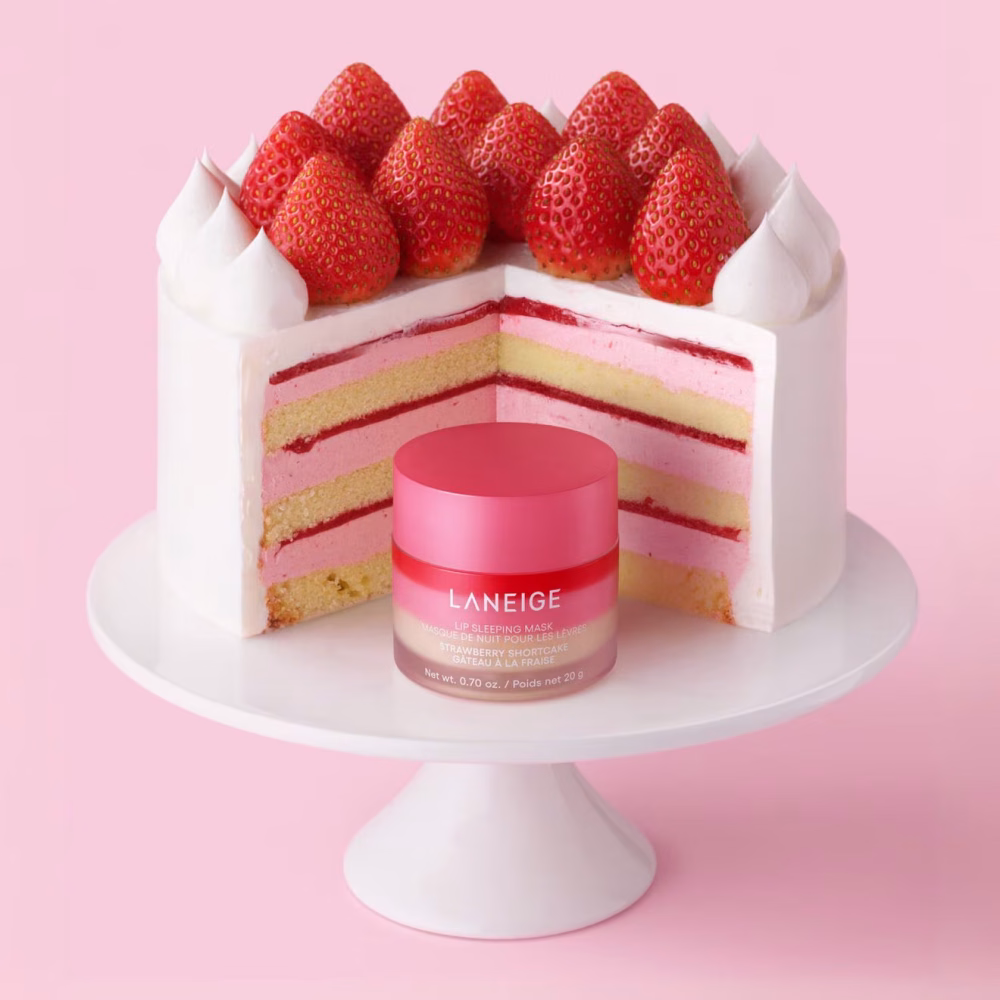 Laneige لانيج ماسك الشفاه الليلي ستروبري شورت كيك 20جرام