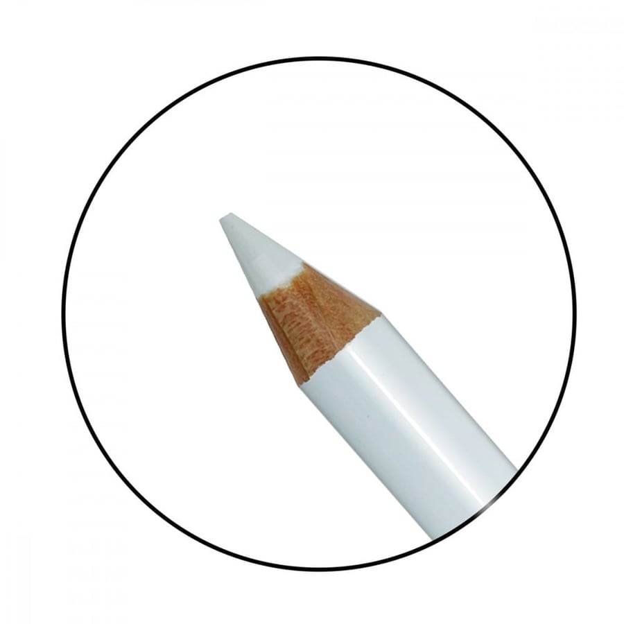 ليف قلم كحل جاف ابيض لتكبير العين وتنويرها  (White 50)